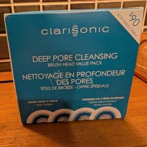 NWT Clarisonic Deep Pore Cleansing Brush Heads(4)
